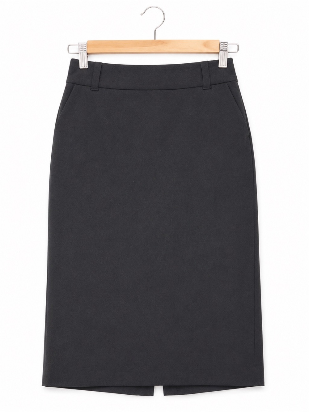 Banana Republic Charcoal Pencil Skirt wool